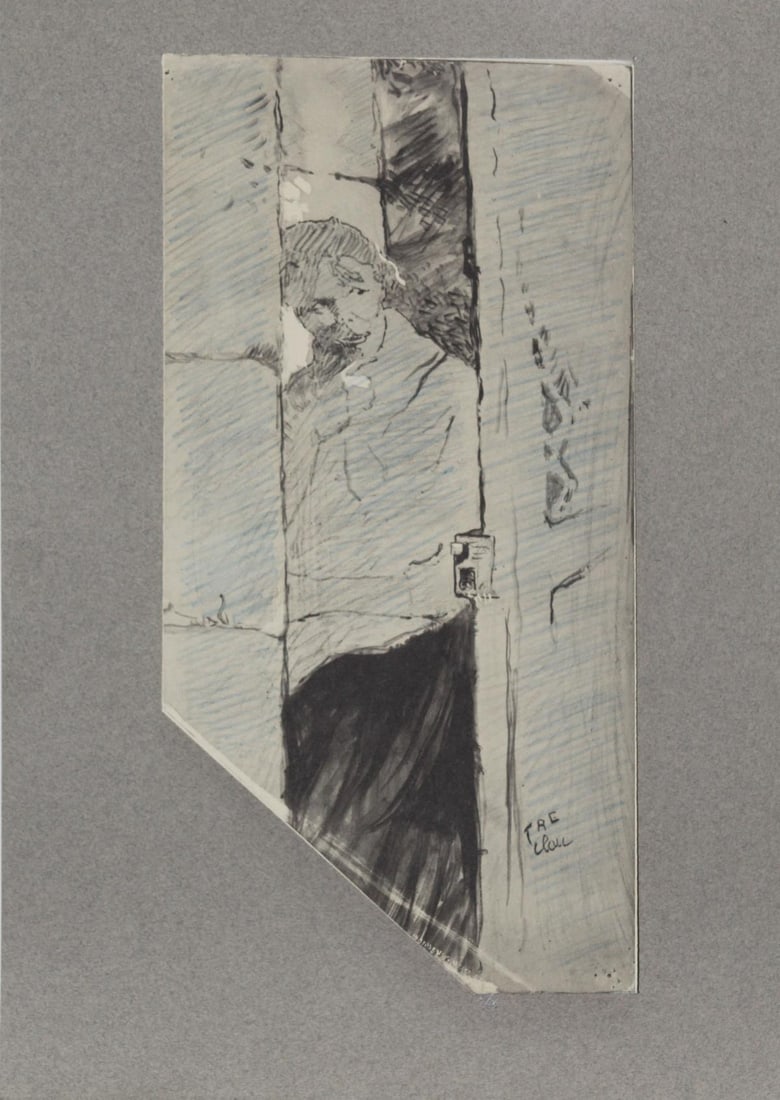 Henri Toulouse-Lautrec (After) - Etude de Pierreuse: Artist: Henri Toulouse-Lautrec (After) Title: Etude de Pierreuse Year: 1930 Dimensions: 14 1/2in. by 7 1/4in. Edition: V from the rare limited edition of X Publisher: Chez Hellee et Sergent Paris