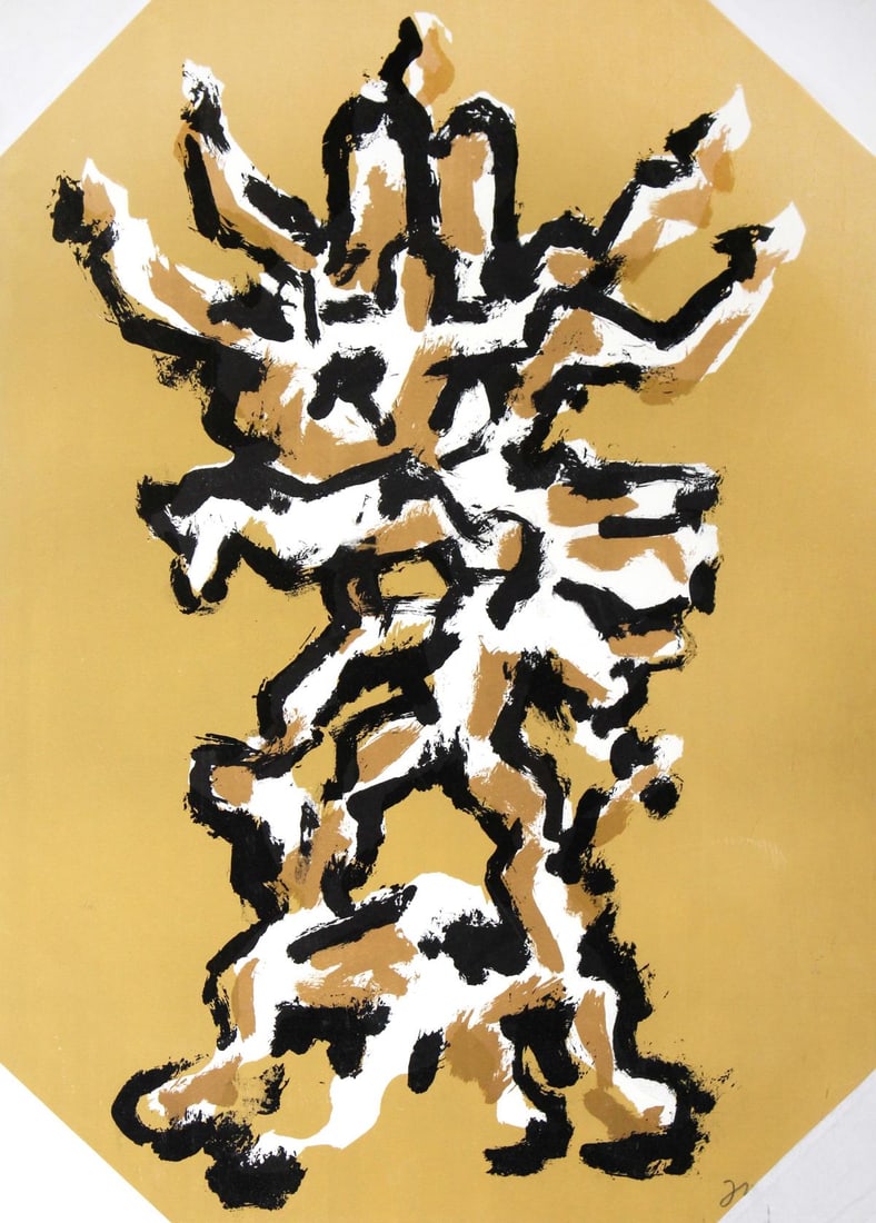 Jacques Lipshitz - Tree of Life: Artist: Jacques Lipshitz Title: Tree of Life Year: 1971 Dimensions: 25.5in. by 18.25in. Edition: From the limited edition of 250 Medium: Original lithograph on