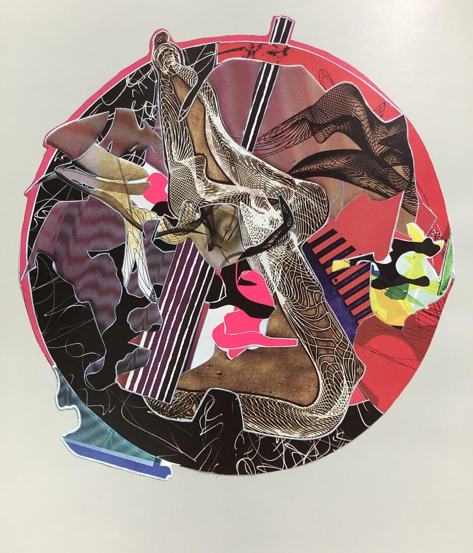 Frank Stella - Sanor: Artist: Frank Stella Title: Sanor Year: 1996 Dimensions: 11.75in. by 8.75in. Edition: From the rare limited edition Publisher: Tyler Graphics Ltd. Suite: Imaginary Places II Medium: Original offset