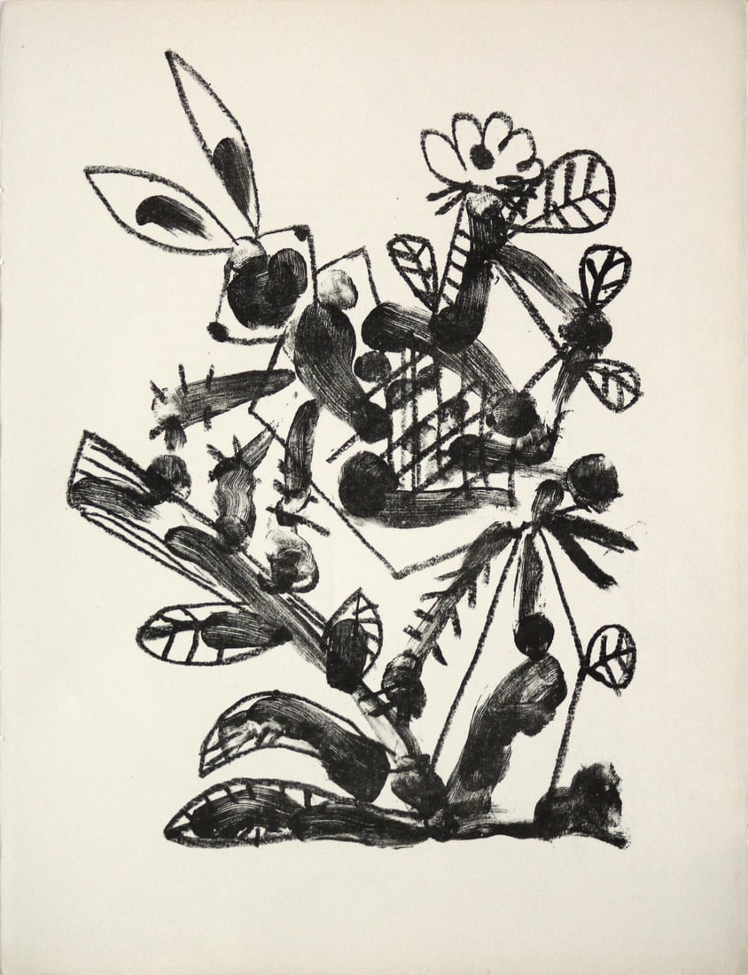 Pablo Picasso - De Memoire D: Artist: Pablo Picasso Title: De Memoire D'Homme V Mourlot Year: 1950 Dimensions: 13in. by 9 3/4in. Edition: From the rare limited edition of 300 Suite: De Memoir D'Homme Medium: Original lithograph