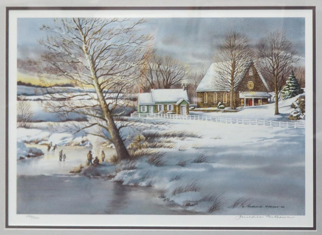 Geraldine McKeown - Untitled: Artist: Geraldine McKeown Title: Untitled Dimensions: 21in. by 28in. Edition: From the rare limitted edition of 500 Medium: Original Lithograph on paper Condition: Excellent Signature Details: Hand
