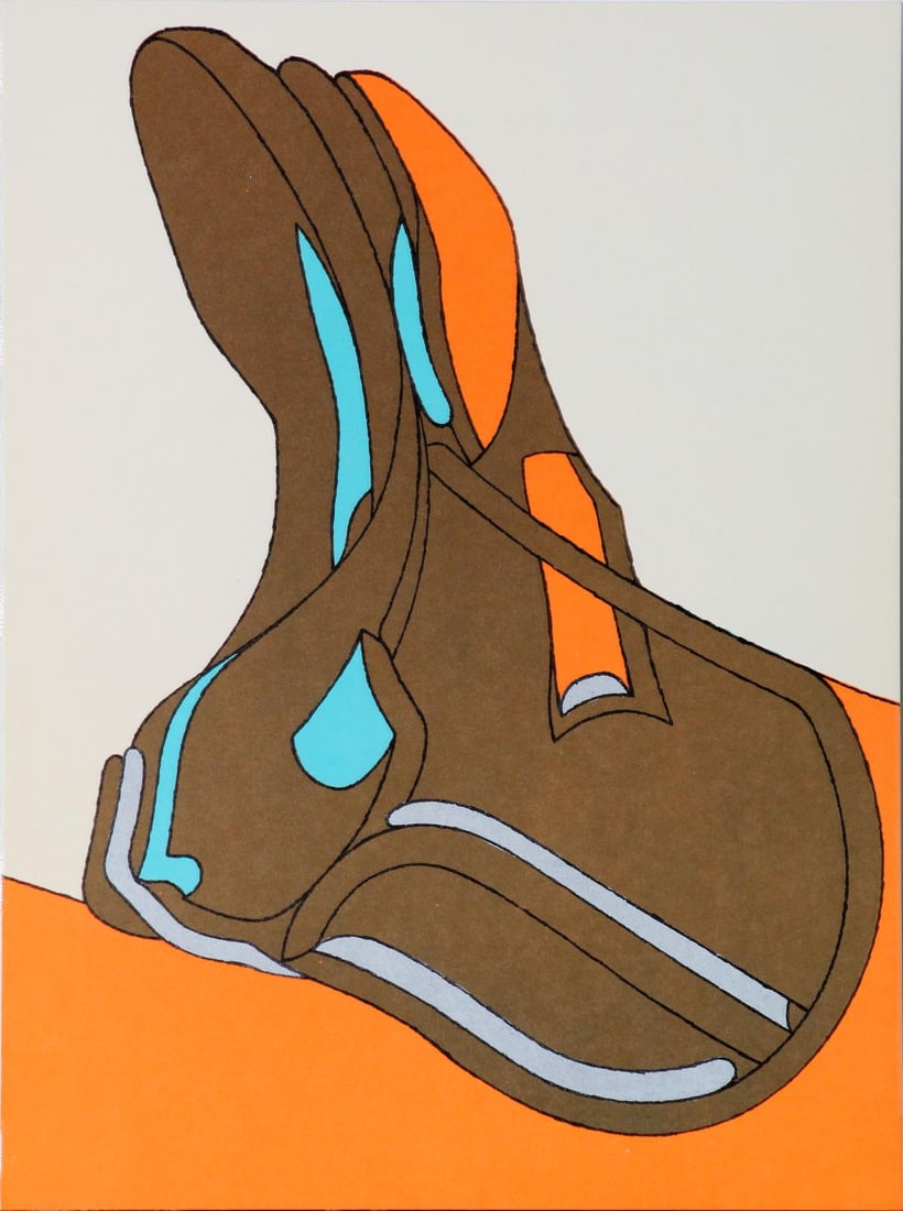 Herve Telemaque - Untitled: Artist: Herve Telemaque Title: Untitled Year: 1979 Dimensions: 7 1/2in. by 10in. Edition: From the limited edition Publisher: Redfern Gallery London Suite: Ediciones Poligrafa' Barcelona Medium: