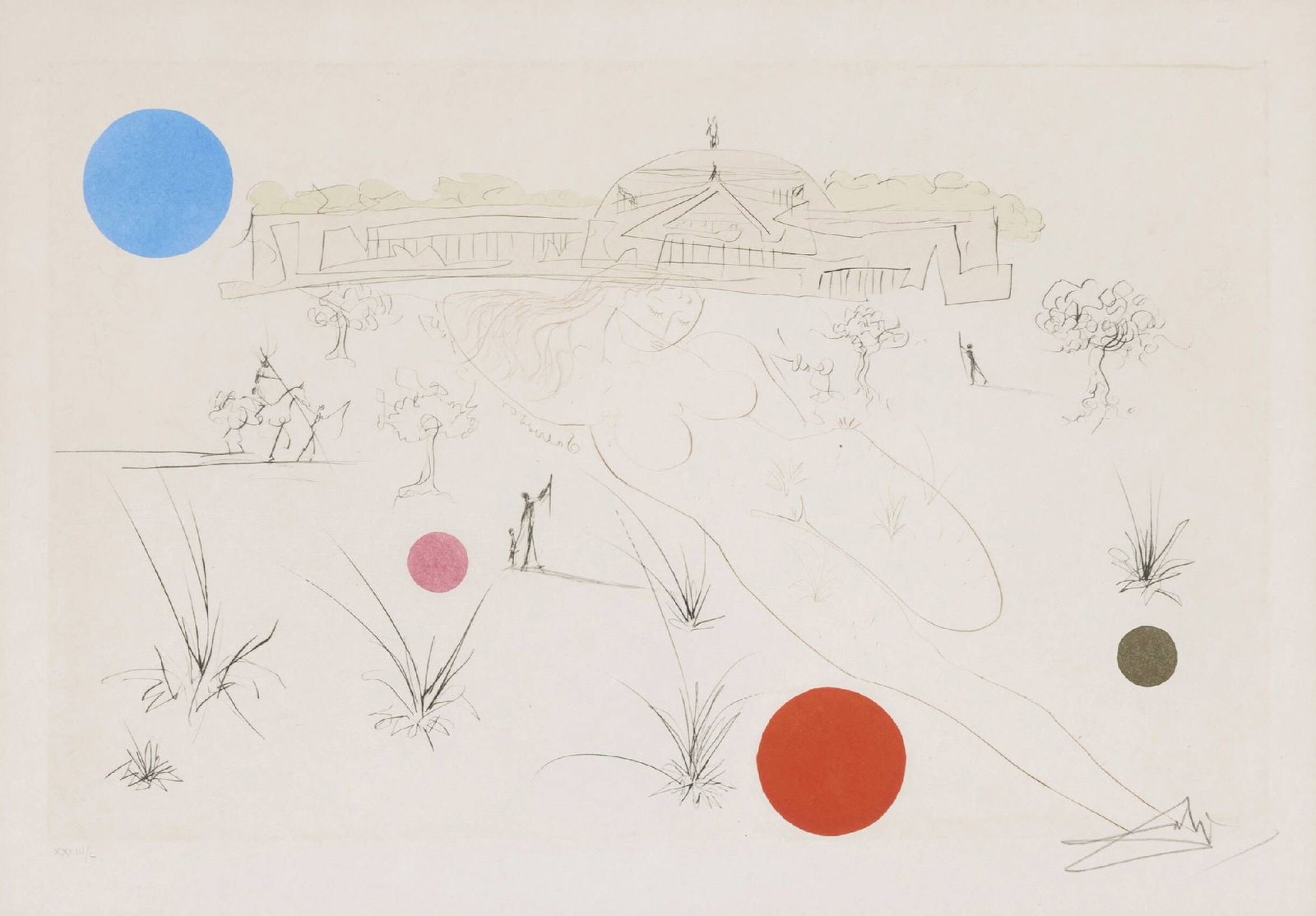 Salvador Dali - Museum of Science and Industry (from Visions of Chicago): Artist: Salvador Dali Title: Museum of Science and Industry (from Visions of Chicago) Year: 1972 Dimensions: 19 1/4 x 25 1/2 in. Edition: XXXXIII from the limited edition of L Publisher: Merrill