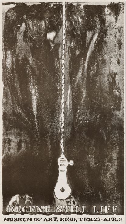 Jasper Johns - Recent Still Life exhibition poster (1 of 1)