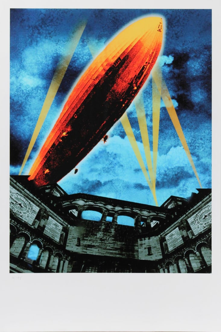 Led Zeppelin - Get the Led Out: Artist: Led Zeppelin Title: Get the Led Out Dimensions: 20in. by 30in. Edition: From the rare limited edition of 195 Medium: Original lithograph on paper Condition: Excellent Comes with a Letter of