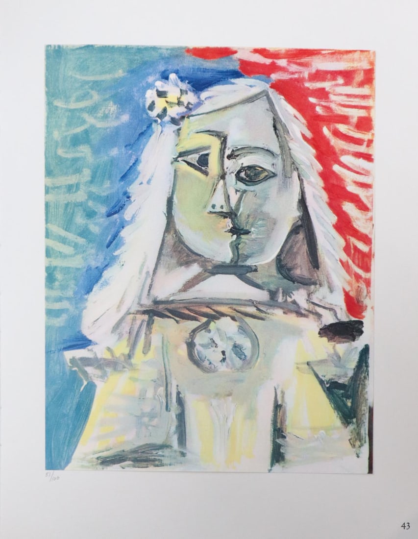 Pablo Picasso (After) - Les Menines: Artist: Pablo Picasso (After) Title: Les Menines Year: 1957 Dimensions: 7.5in. by 9in. Edition: From the rare limited edition of 100 Publisher: Editions Cercle D'art Paris Suite: Les Menines Et La