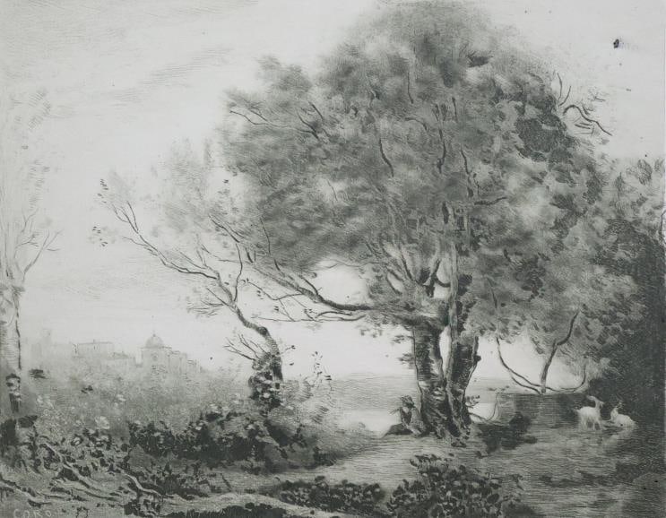Jean Baptiste Camille Corot - Paysage (1 of 1)