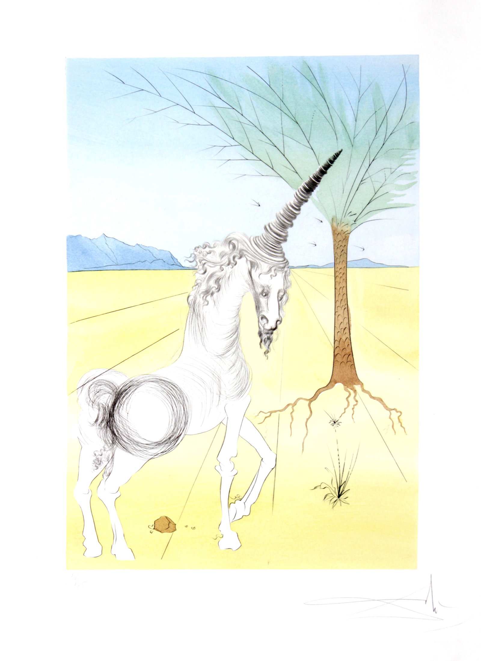 Salvador Dali - Joseph: Artist: Salvador Dali Title: Joseph Year: 1973 Dimensions: 25 3/4 x 20 in. Edition: From the rare limited edition Publisher: Leon Amiel, Paris - New York Suite: The Twelve Tribes of Israel Medium: