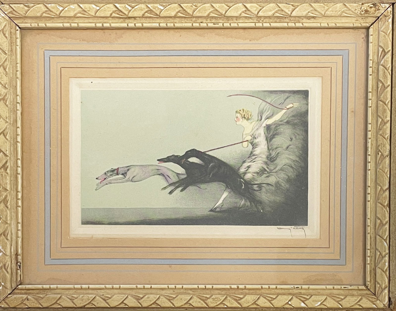 Louis Icart - Original Jewelry Box: Artist: Louis Icart Title: Original Jewelry Box Year: 1927 Dimensions: 9 x 7 in. Edition: From the rare limited edition Medium: Original Jewelry Box Condition: Excellent Signature Details: Signed in