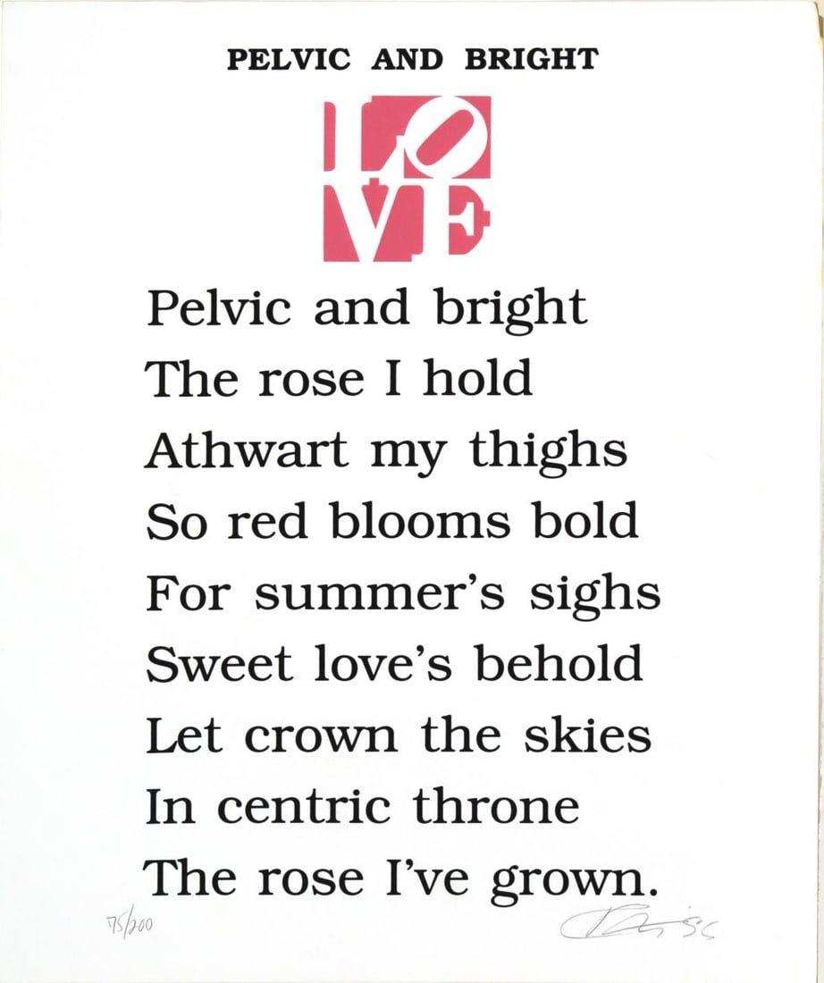Robert Indiana - Pelvic and Bright (1 of 3)