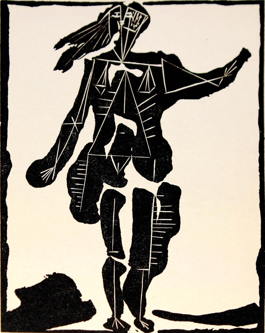 Pablo Picasso - Non Vouloir: Artist: Pablo Picasso Title: Non Vouloir Year: 1942 Dimensions: 7.5in. by 5.5in. Edition: 82 From the rare limited edition of 420 Publisher: Editions Jeanne Bucher; Paris</