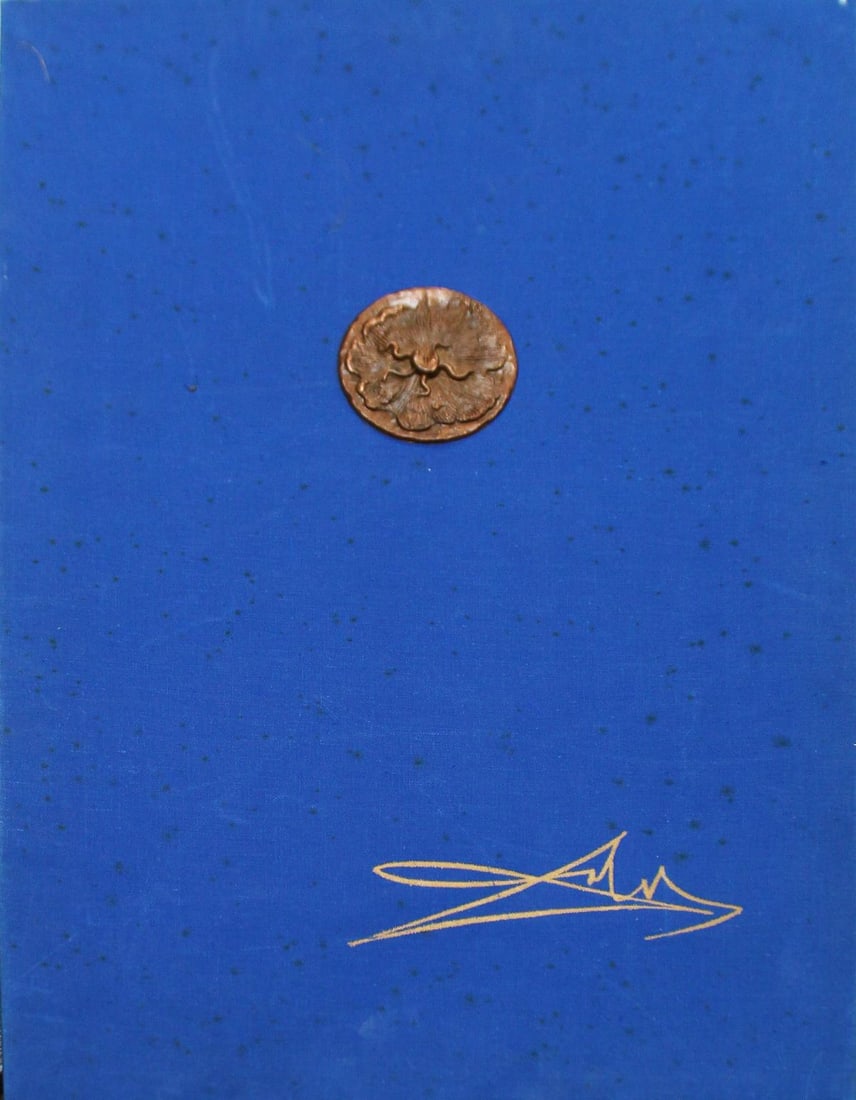 Salvador Dali - Portfolio Cover for Song of Songs of: Artist: Salvador Dali Title: Portfolio Cover for Song of Songs of Solomon Year: 1971 Dimensions: 23 1/5in. by 15 3/4in. Edition: From the Rare Limited Edition of 250 Publisher: Leon Amiel New York