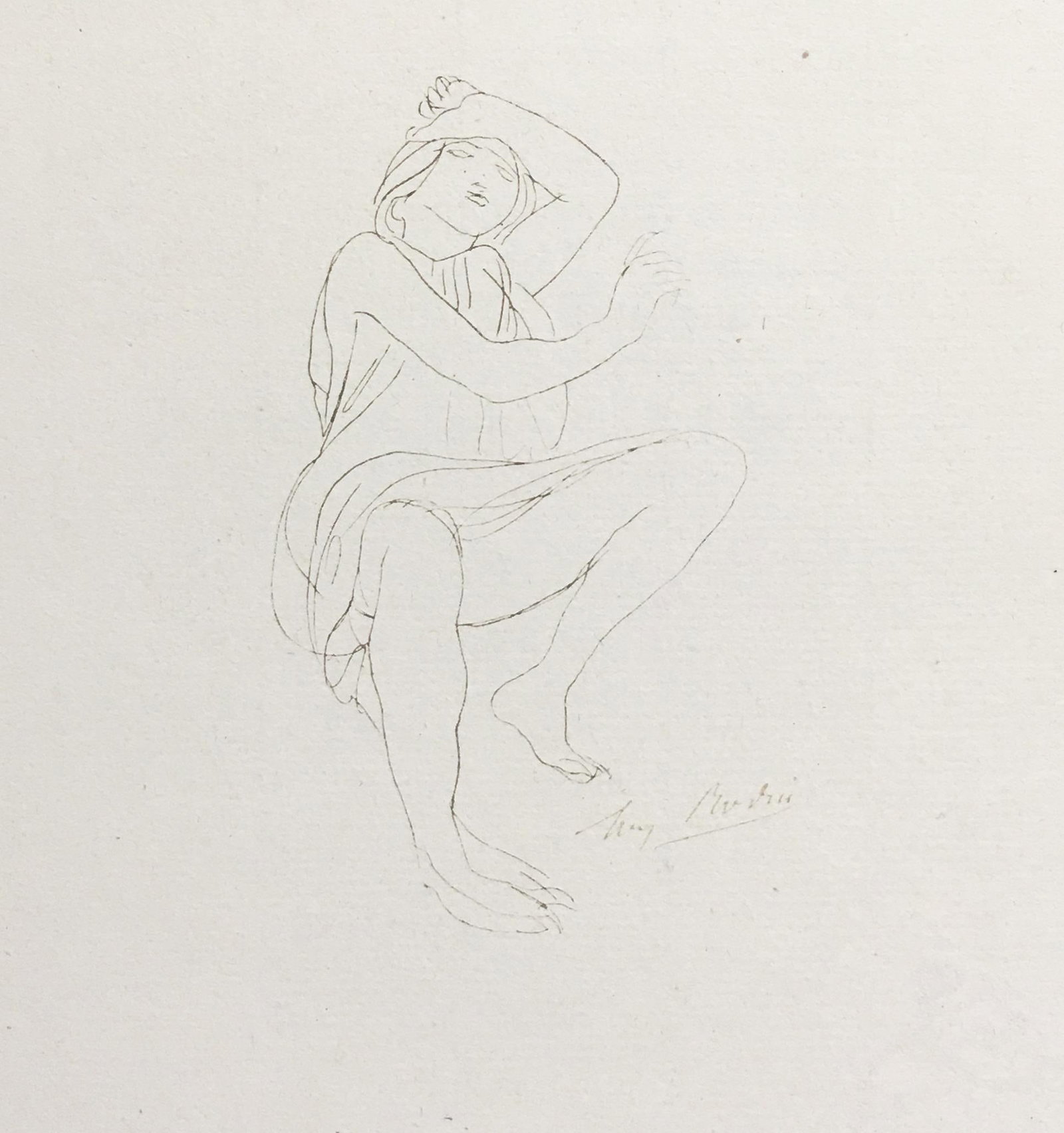 Auguste Rodin - Untitled IX from Elegies Amoureuses d'Ovide: Artist: Auguste Rodin Title: Untitled IX from Elegies Amoureuses d'Ovide Year: 1935 Dimensions: 7 5/8in. by 11 1/4in. Edition: From the Rare Limited Edition of 250 Publisher: Histoire de la