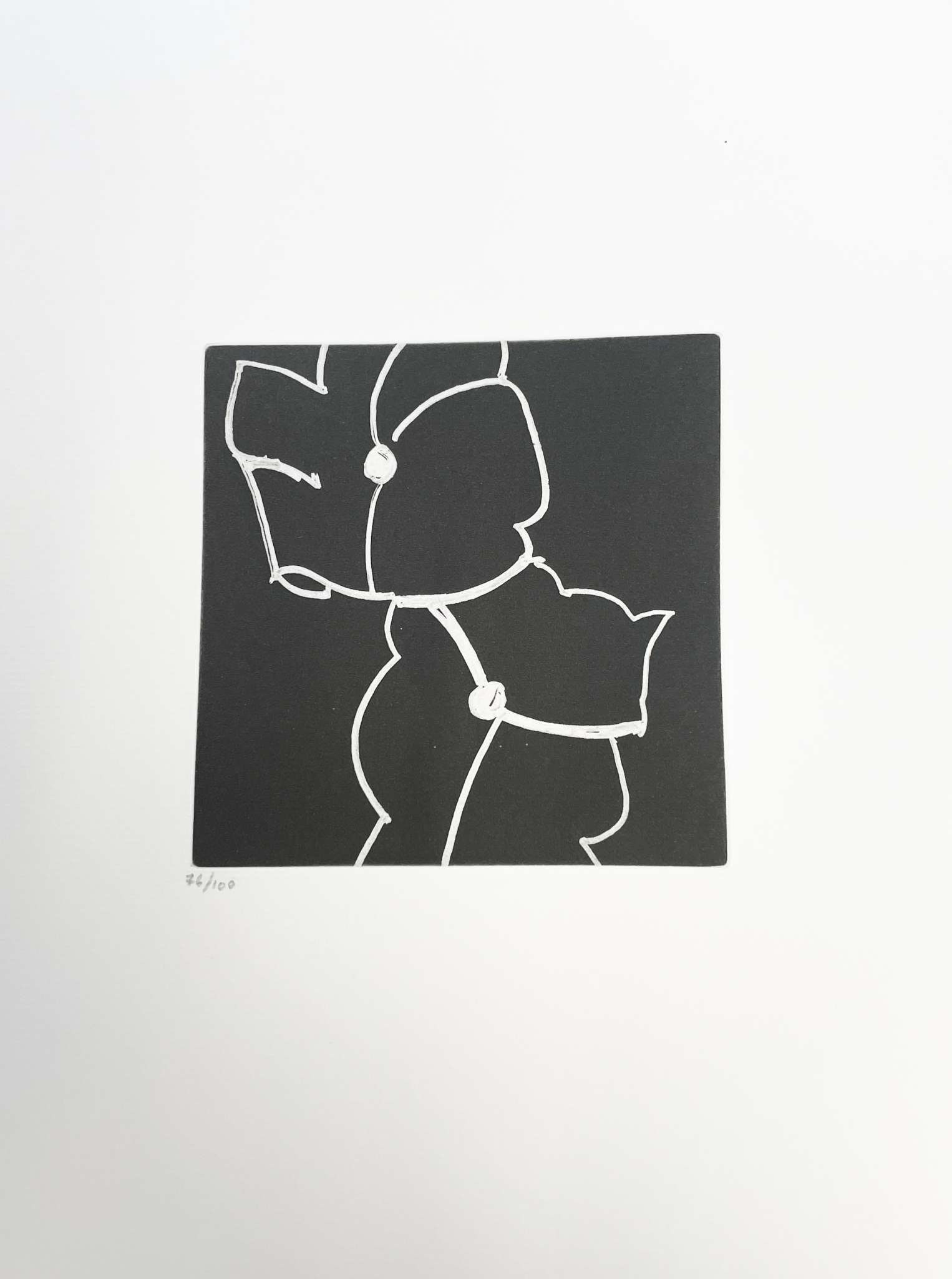 Alex Katz - Affair: Artist: Alex Katz Title: Affair Year: 2005 Edition: From the rare limited edition of 100 Publisher: Arion Press Suite: Gloria Medium: Original Etching on paper Condition: Excellent Comes with Letter