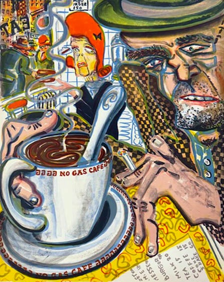 Red Grooms - No Gas Cafe (1 of 1)