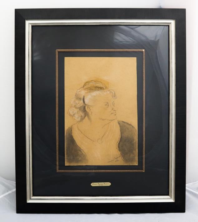 Georges Henri Manzana Pissarro - Tete de Femme (1 of 2)
