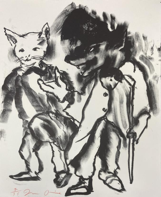 Jim Dine - Untitled 3 from Pinocchio Suite: Artist: Jim Dine Title: Untitled 3 from Pinocchio Suite Year: 2005 Dimensions: 22in. by 17.5in. Edition: From the rare limited edition of of 35 Publisher: Stei