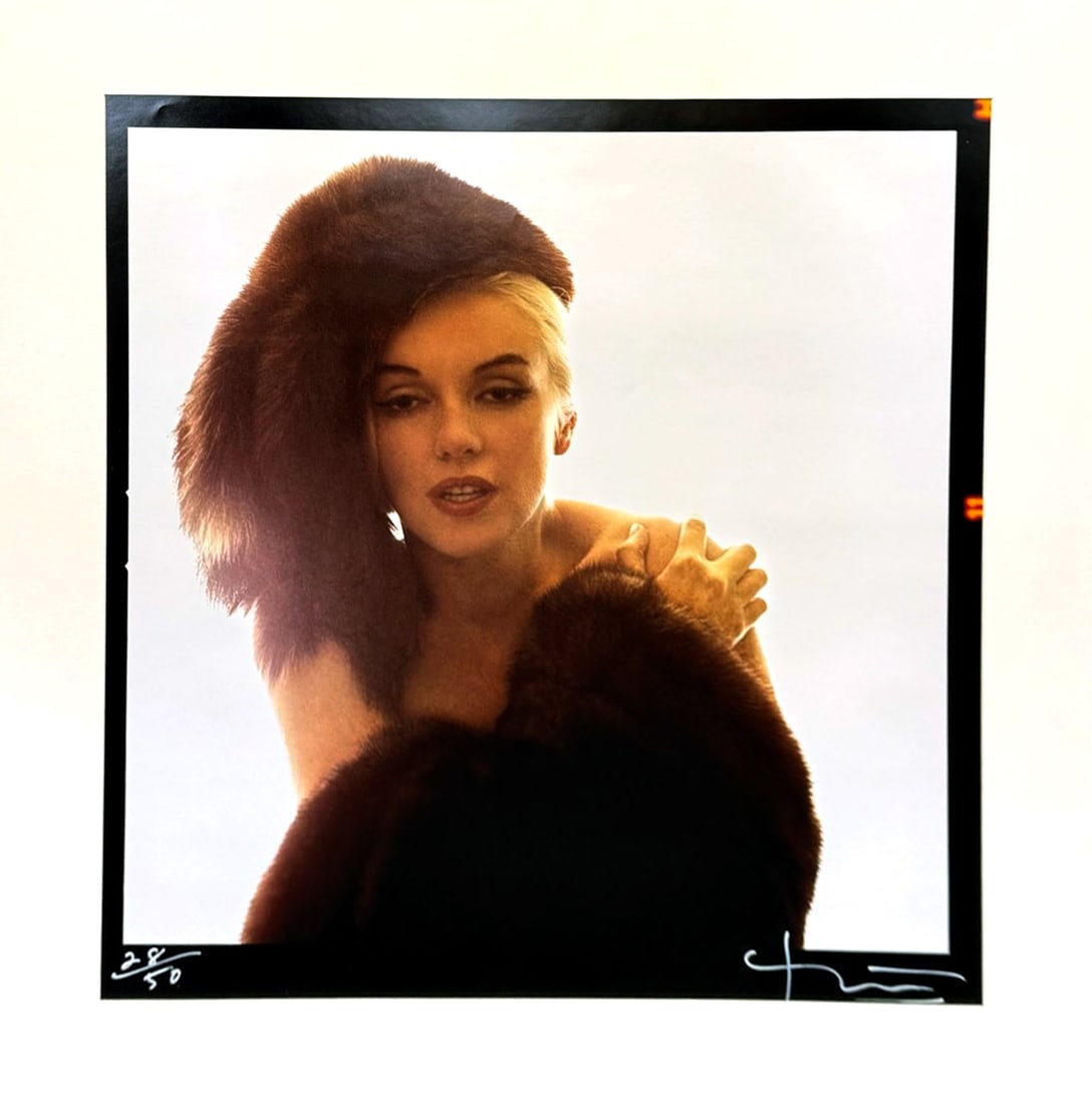 Bert Stern - Marilyn Monroe in Fur Hat: Artist: Bert Stern Title: Marilyn Monroe in Fur Hat Year: 1971 / Printed in 2001 Dimensions: 25 x 24 in. Edition: 28 From the rare limited edition of 50 Medium: C-Type Photographic Print-print