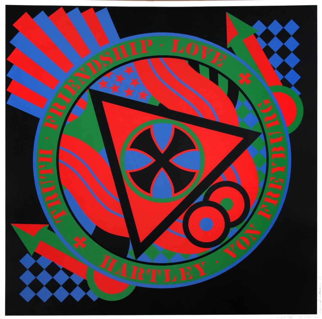 Robert Indiana - KvF VIII from "Berlin Series": Artist: Robert Indiana Title: KvF VIII from "Berlin Series" Year: 1990 Dimensions: 60in. by 60in. Edition: 18 from the limited edition of 50 Publisher: Park Gra