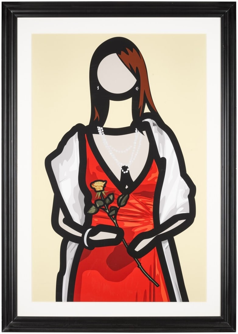 Julian Opie - Ika (1): Artist: Julian Opie Title: Ika (1) Year: 2011 Dimensions: 50 1/4 x 35 5/8 in. Edition: 23 from the limited edition of 40 Publisher: Alan Cristea Gallery, London, UK Medium: Inkjet on Epson Premium