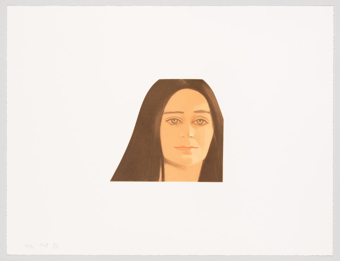 Alex Katz - Ann Lauterbach: Artist: Alex Katz Title: Ann Lauterbach Year: 1978 Dimensions: 14 1/2 x 19 in. Edition: 22 from the limited edition of 25 Publisher: Co-published by Brooke Alexander, Inc., New York, and Marlborough