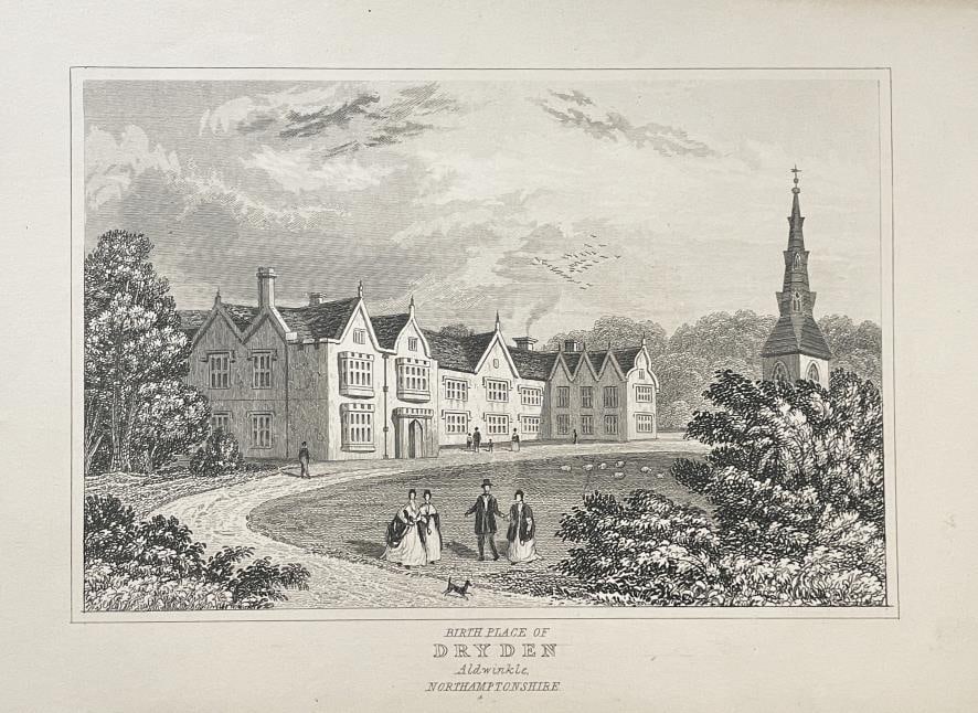 Thomas Dugdale - Birthplace of Dryden: Artist: Antique Print Thomas Dugdale Title: Birthplace of Dryden Year: 1850 Dimensions: 8 5/8in. by 5 3/8in. Edition: From the rare limited edition Publisher: L. Tallis London Suite: Curiosities of