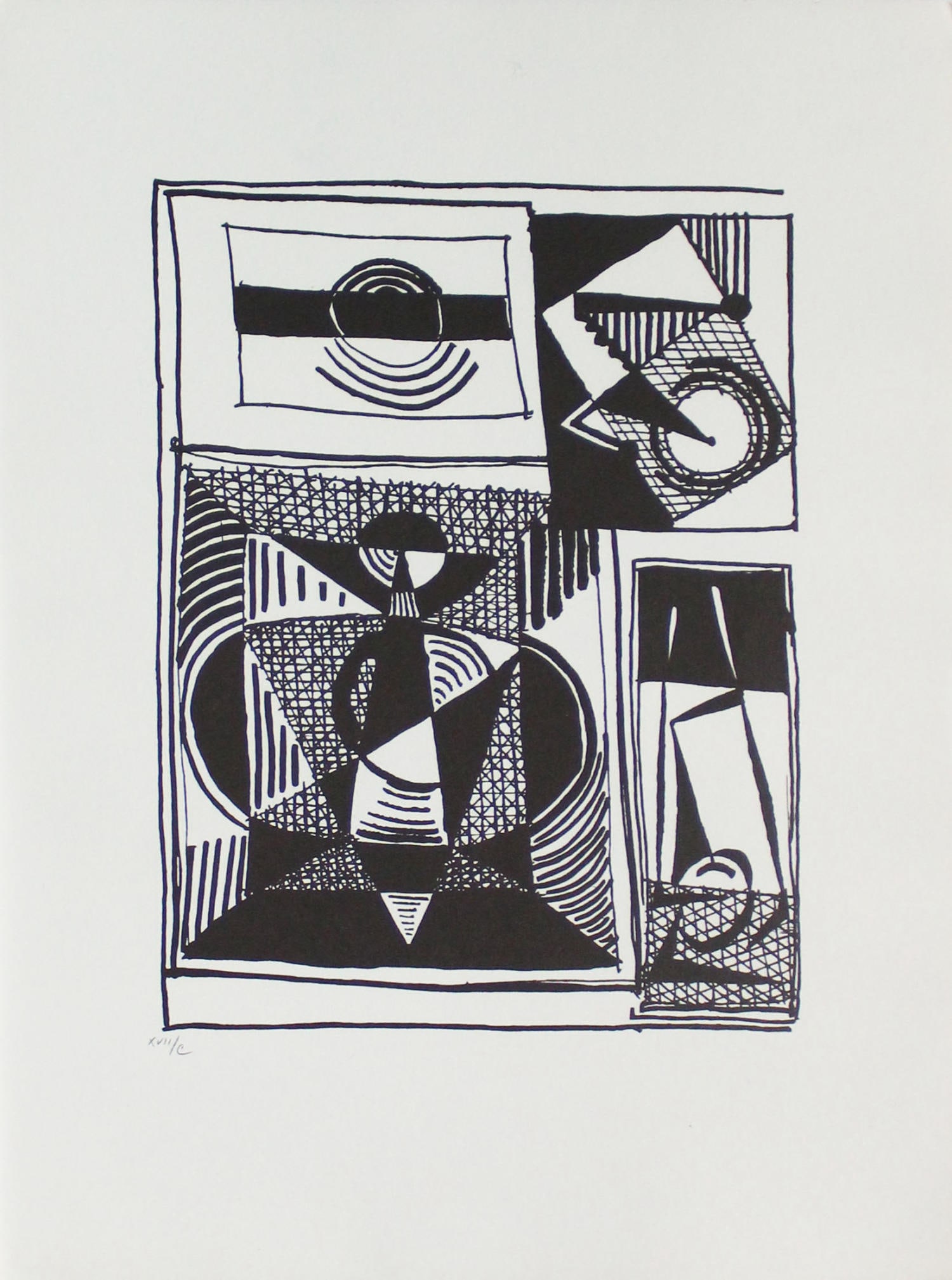 Pablo Picasso - Untitled XIII: Artist: Pablo Picasso Title: Untitled XIII Year: 1955 Dimensions: 17.25in. by 12.75in. Edition: From the Rare Limited Edition of C Publisher: Andre Sauret Paris Suite: Helene Chez Archimede Medium: