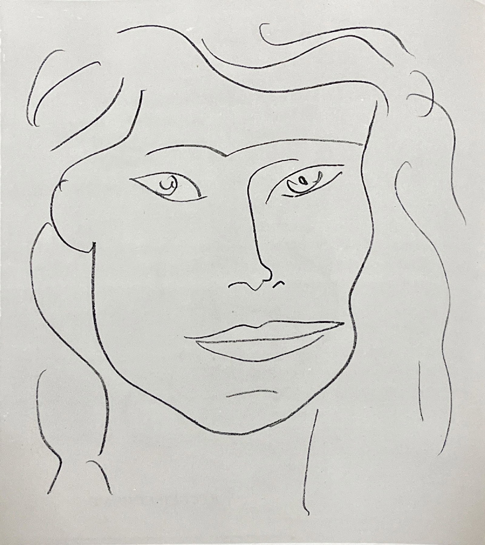Henri Matisse - Fleurs du mal XVII: Artist: Henri Matisse Title: Fleurs du mal XVII Year: 1947 Dimensions: 11 1/2 x 9 1/2 in. Edition: From the Rare Limited Edition Suite: Fleurs du mal Medi