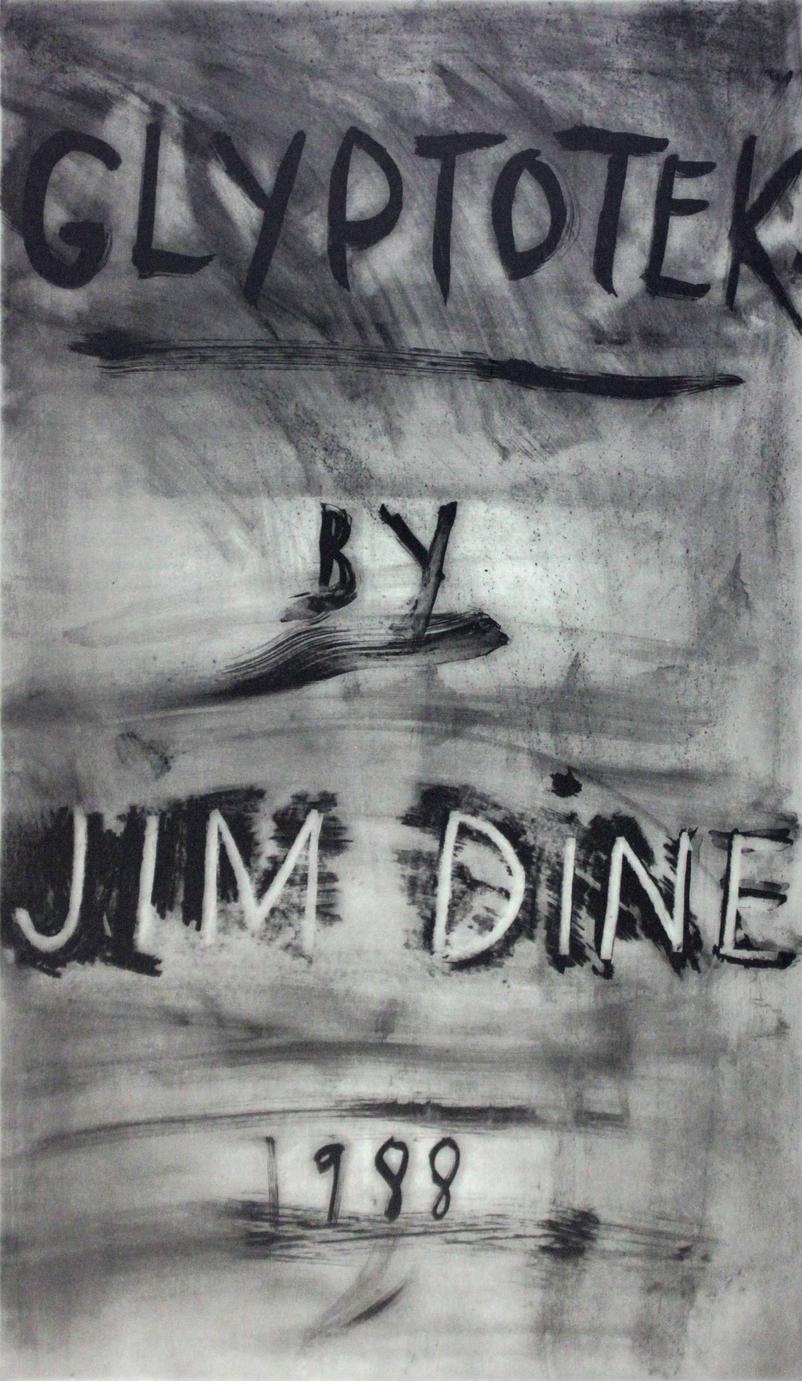 Jim Dine - Glyptotek cover: Artist: Jim Dine Title: Glyptotek cover Year: 1988 Dimensions: 26.8in. by 20.9in. Edition: 35 from the rare limited edition of 60 Medium: Original etching <