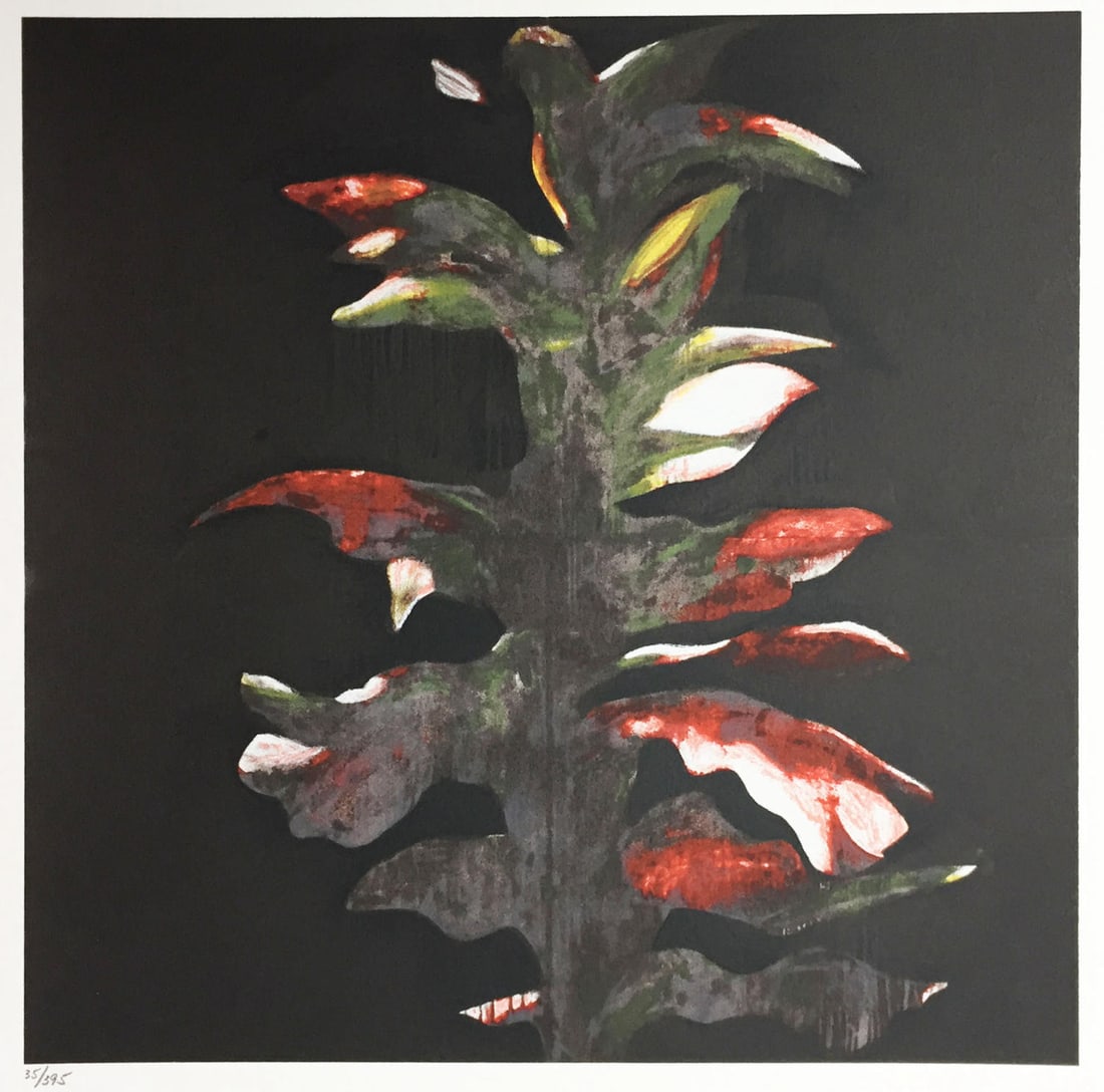 Donald Sultan - Untitled, from Visual Poetics: Artist: Donald Sultan Title: Untitled from "Visual Poetics" Year: 1998 Dimensions: 22in. by 17in. Edition: From the limited edition of 395 Publisher: Marco Fine Arts Contemporary Atelier El Segundo