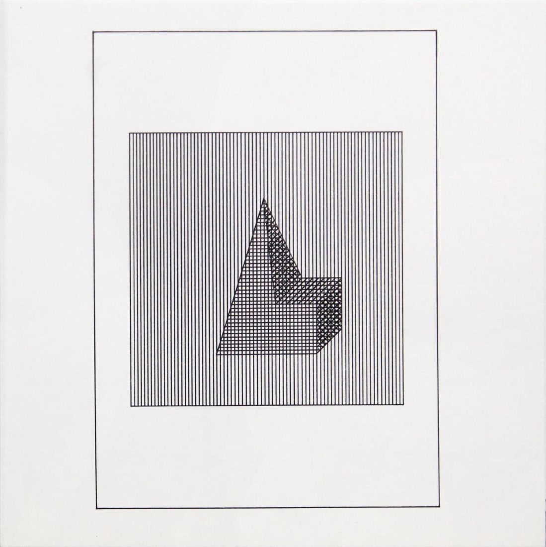 Sol Lewitt - Untitled VII from "Ficciones: Jorge Luis: Artist: Sol Lewitt Title: Untitled VII from "Ficciones: Jorge Luis Borges" Year: 1984 Dimensions: 8in. by 8in. Weight: 0 Edition: From the rare limited edition