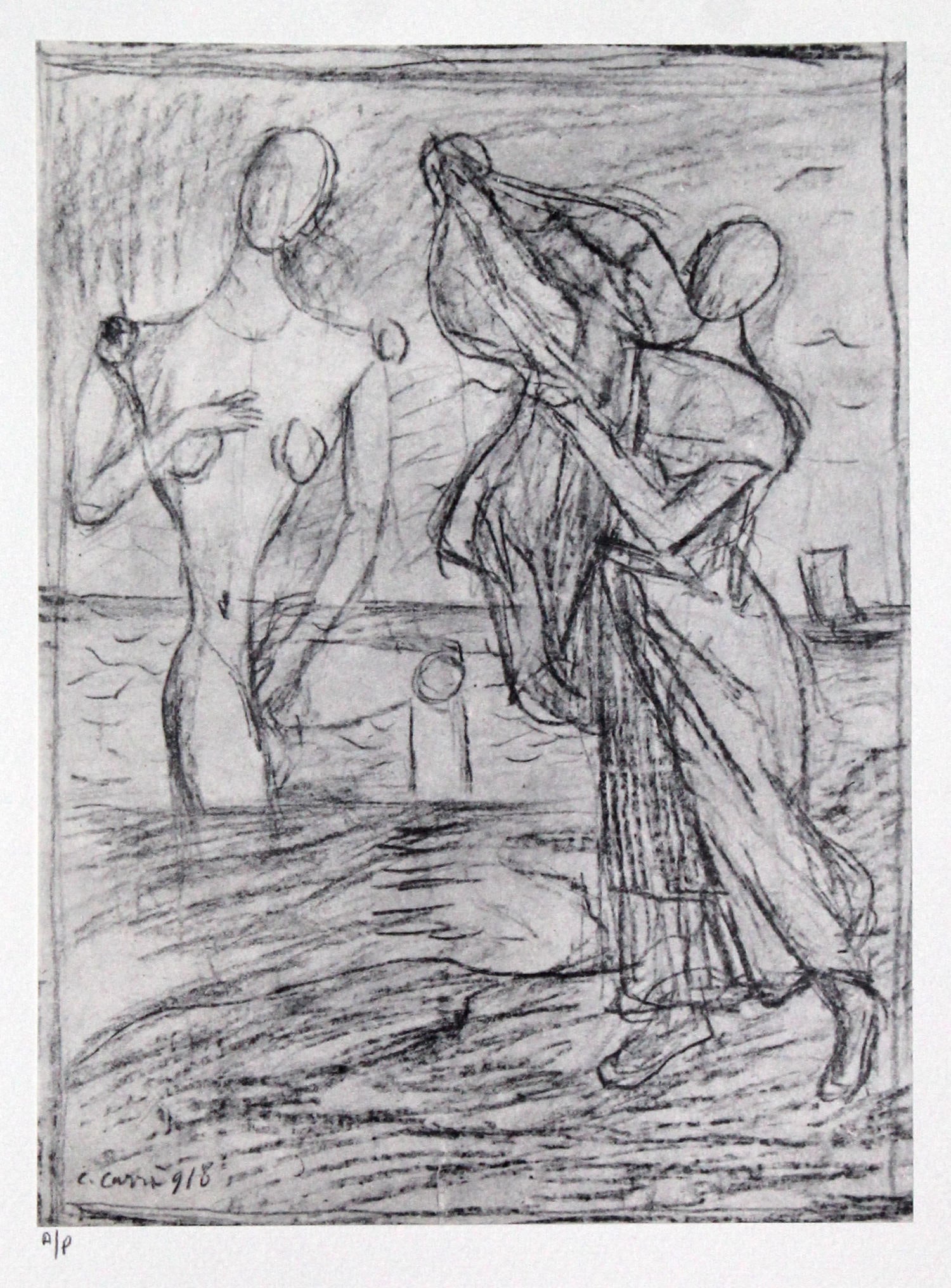 Carlo Carrai (After) - Tavola 9: Artist: Carlo Carrai (After) Title: Tavola 9 Year: 1963 Dimensions: 6 5/8in. by 9 3/8in. Edition: From the rare limited Artist Proof edition Suite: 40 Disegni D