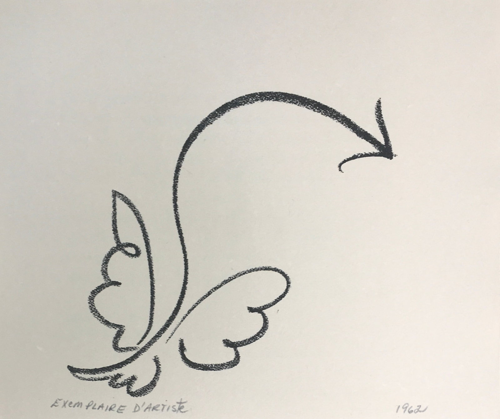 Pablo Picasso - Untitled III from "Cocteau, Jean; Picasso de 1916 a 1961": Artist: Pablo Picasso Title: Untitled III from "Cocteau, Jean; Picasso de 1916 a 1961" Year: 1962 Dimensions: 11 x 8 1/2 in. Edition: An Exemplaire d'artiste seperate from the rare limited edition
