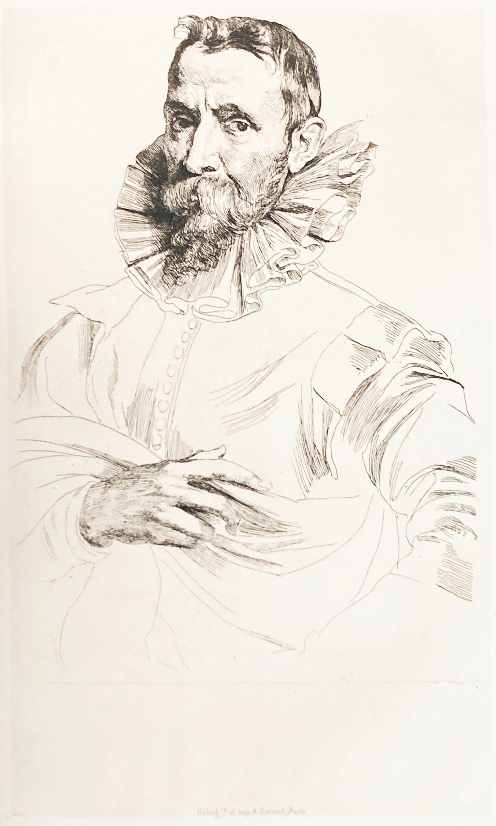 Anthony Van Dyck - Portrait of Jan Brueghel (1 of 1)