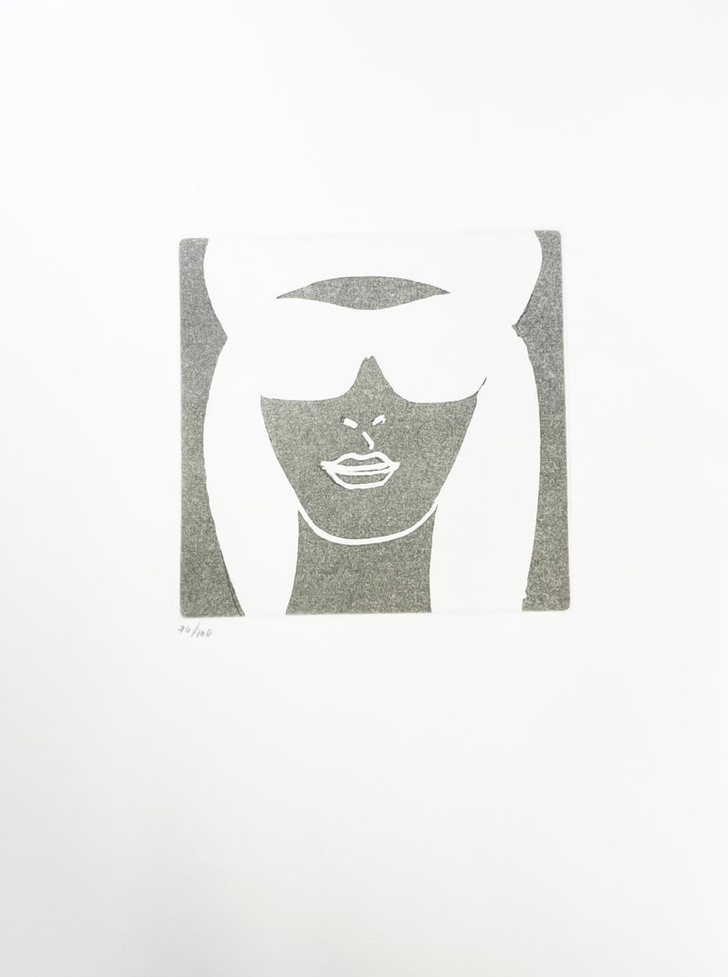 Alex Katz - Regency: Artist: Alex Katz Title: Regency Year: 2005 Dimensions: 9in. by 12in. Edition: From the rare limited edition of 100 Publisher: Arion Press Suite: