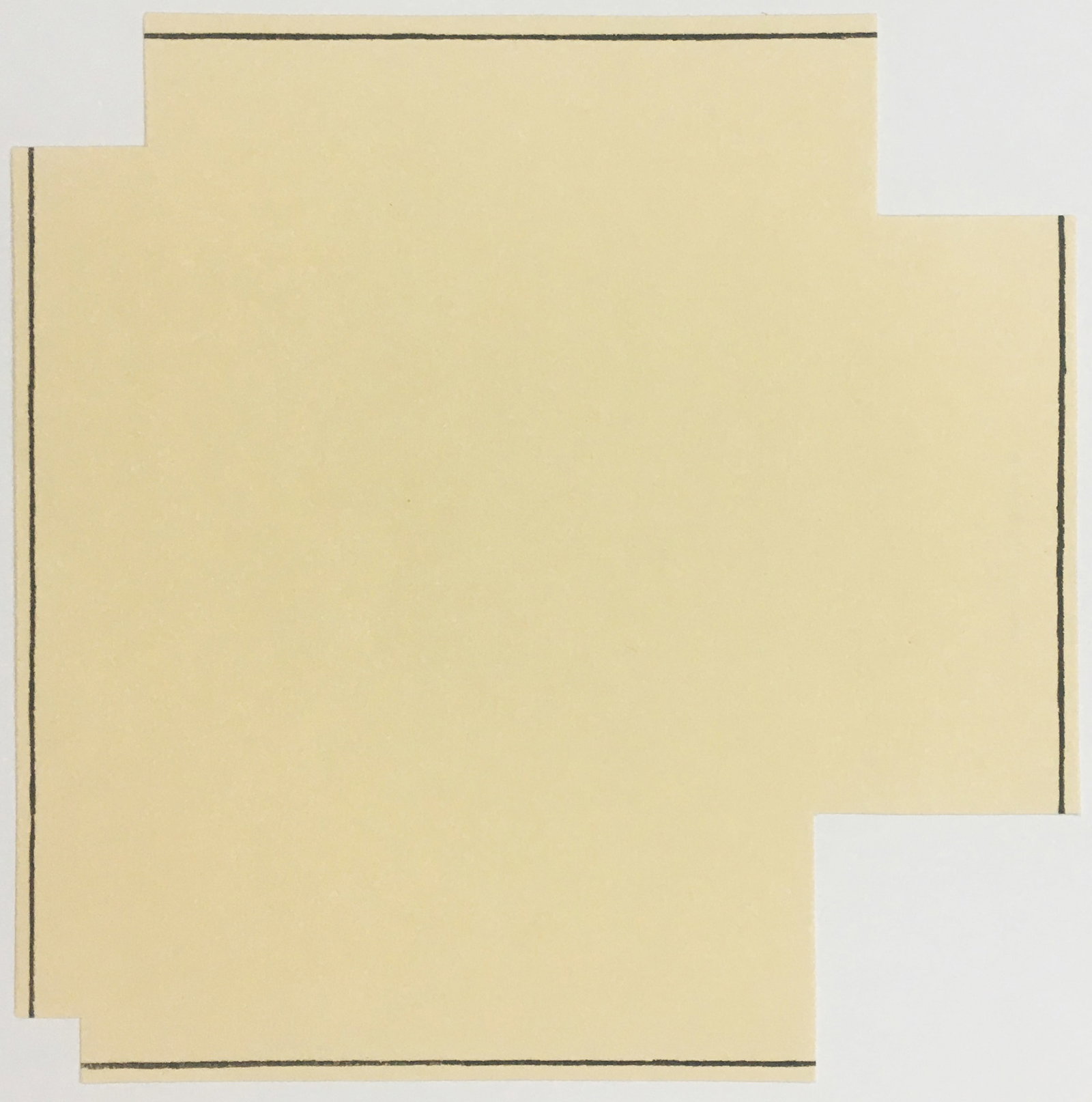 Robert Mangold - A Square with Four Squares Cut Away (1 of 1)