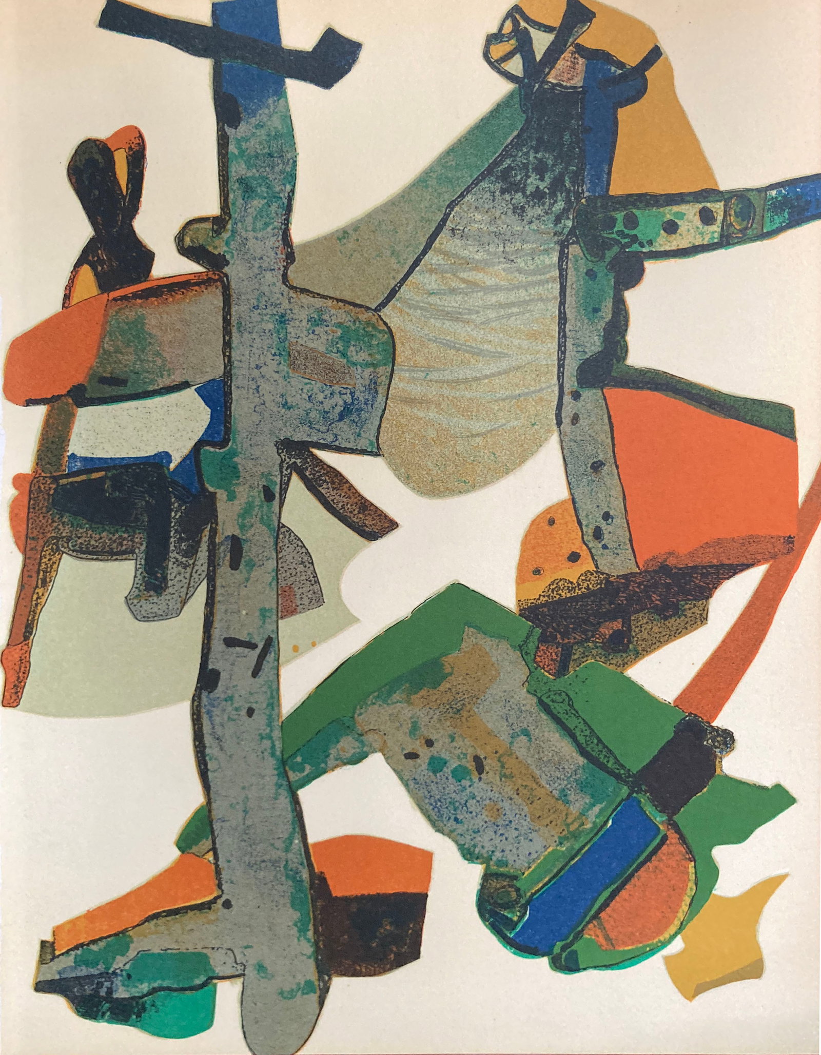 Maurice Esteve - Untitled: Artist: Maurice Esteve Title: Untitled Year: 1972 Dimensions: 12 3/4 x 10 in. Edition: From the rare limited edition Medium: Original lithograph Cond