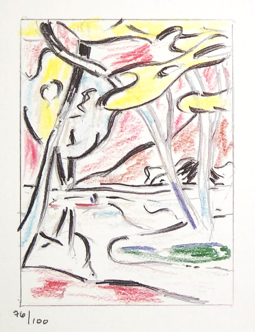 Roy Lichtenstein - River Through the Woods (1 of 1)