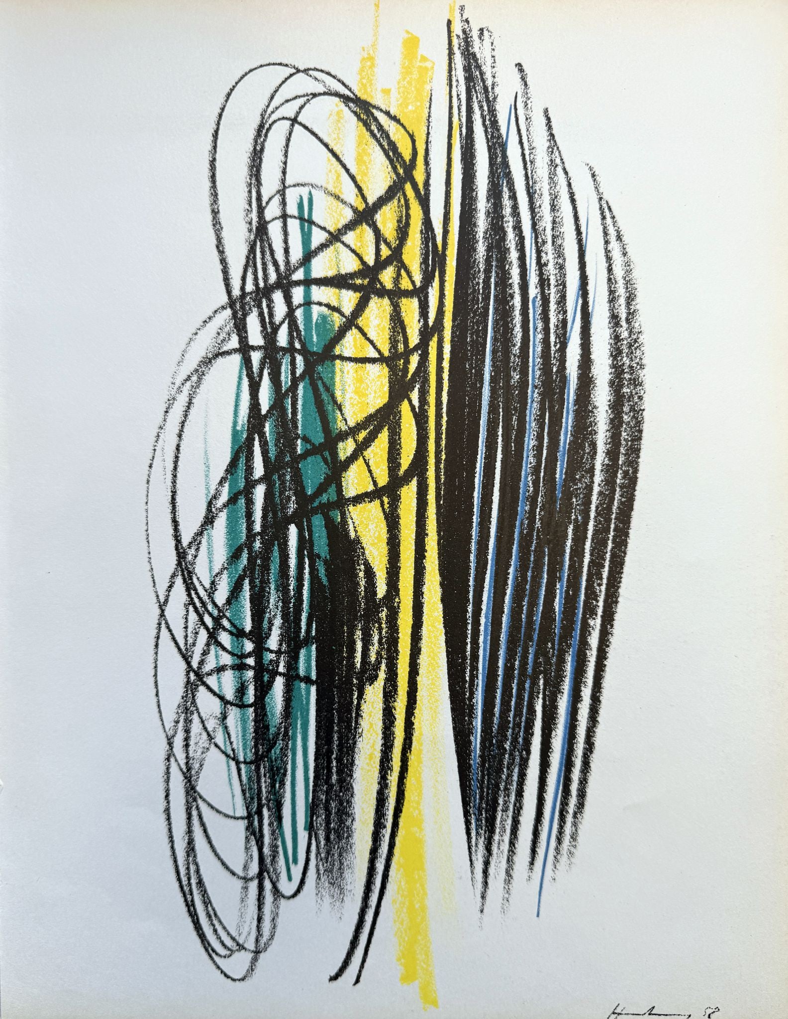 Hans Hartung - Untitled Lithograph from XXe Siecle (1 of 1)