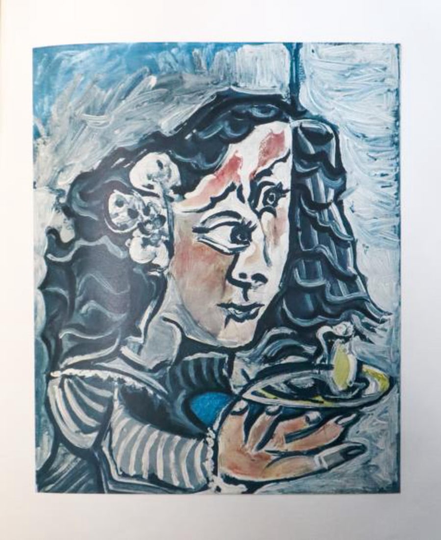 Pablo Picasso (After) - Les Menines: Artist: Pablo Picasso (After) Title: Les Menines Year: 1957 Dimensions: 7.5in. by 9in. Edition: From the rare limited edition of 100 Publisher: Editions Cercle D'art Paris Suite: Les Menines Et La