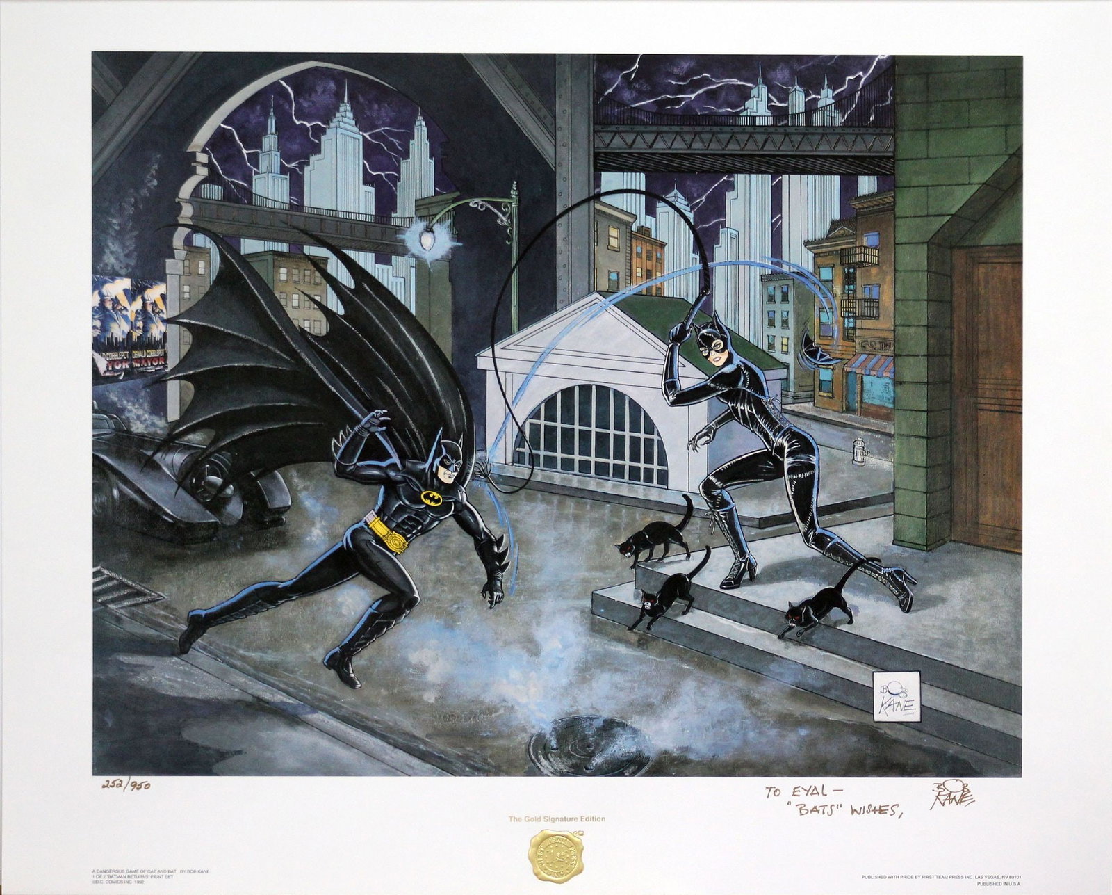 Bob Kane - The Dangerous Game of Cat and Bat (1 of 1)
