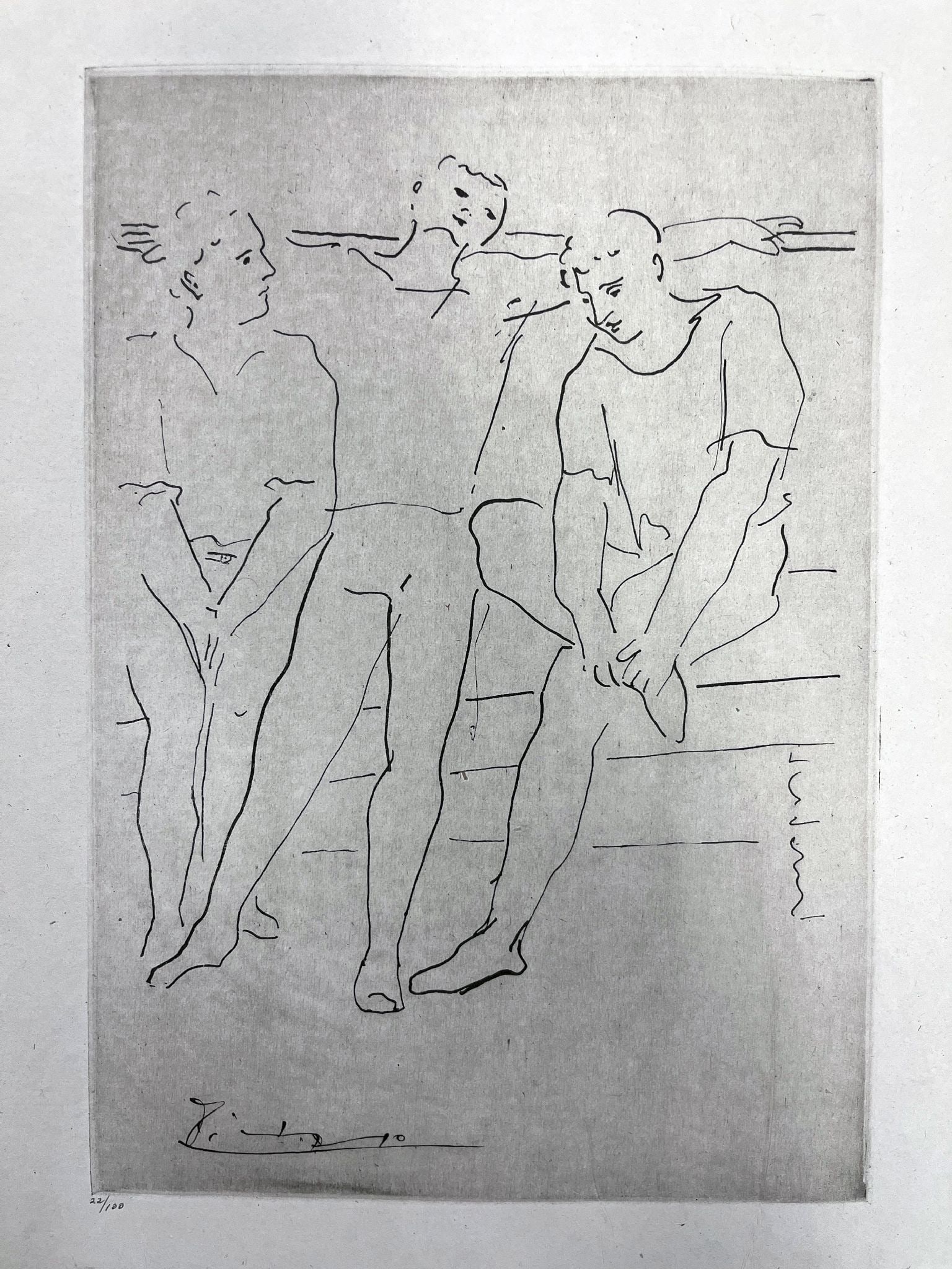 Pablo Picasso (After) - Untitled from Grace et Mouvement: Artist: Pablo Picasso (After) Title: Untitled from Grace et Mouvement Year: 1943 Dimensions: 17 1/2 x 15 3/4 in. Edition: 22 From the rare limited edition of 100 Publisher: Luis Grosclaude: Editeur: