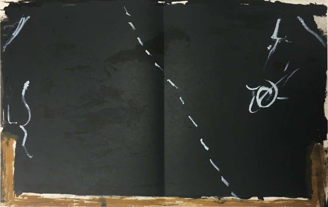 Antoni Tapies - Untitled Lithograph III: Artist: Antoni Tapies Title: Untitled Lithograph III Year: 1967 Dimensions: 15in. by 22in. Edition: From the rare limited edition Suite: Derirere le Miroir