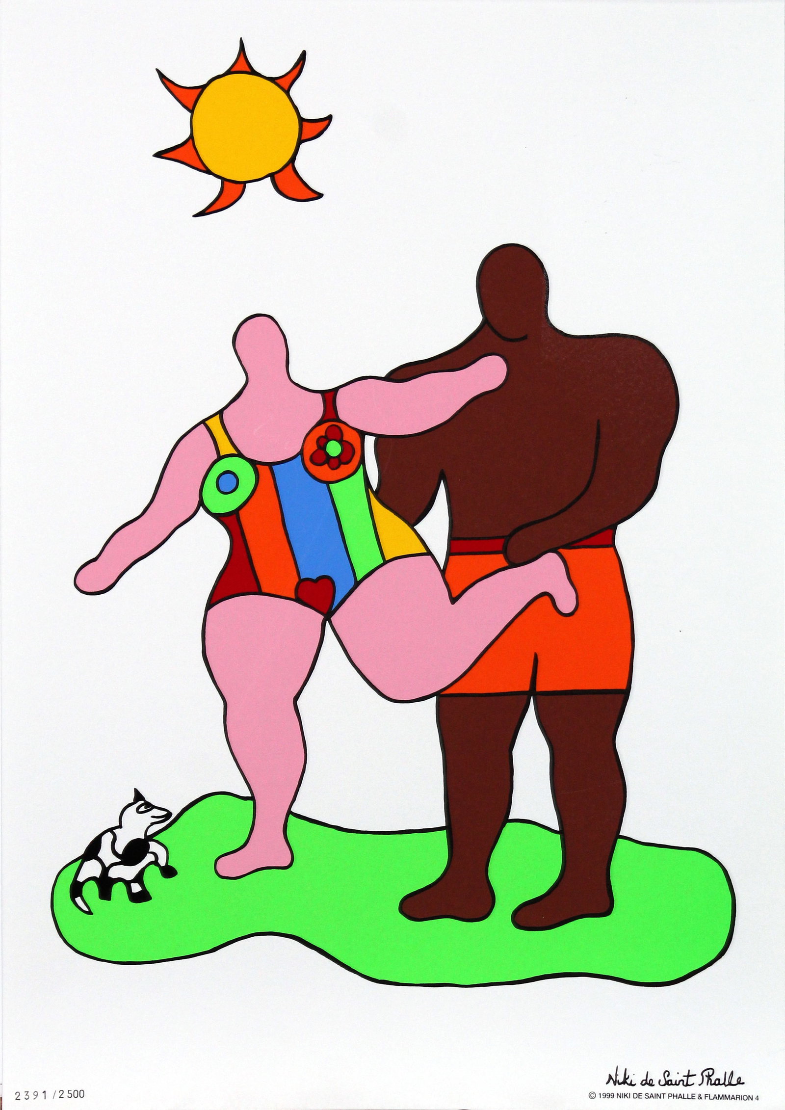 Niki de Saint Phalle - Le Soleil: Artist: Niki de Saint Phalle Title: Le Soleil Year: 1999 Dimensions: 20in. by 14in. Edition: From the limited edition of 2500 Publisher: Niki de Saint Phalle and Flammarion 4 Medium: Original