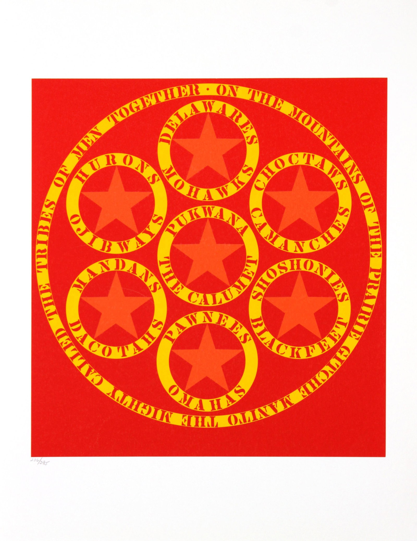 Robert Indiana - The American Dream 15: Artist: Robert Indiana Title: The American Dream 15 Year: 1997 Dimensions: 22.5in. by 17.5in. Edition: From the limited edition of 395 Publisher: Marco Fine Art