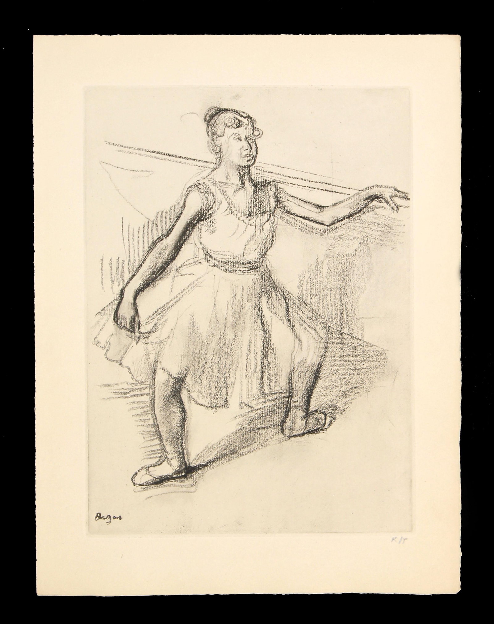 Edgar Degas - Untitled from "Danse Dessin": Artist: Edgar Degas Title: Untitled from "Danse Dessin" Year: 1936 Dimensions: 14in. by 10in. Edition: From the rare limited edition of 305 Publisher: Ambroise Vollard Editeur; Paris 28 Rue de