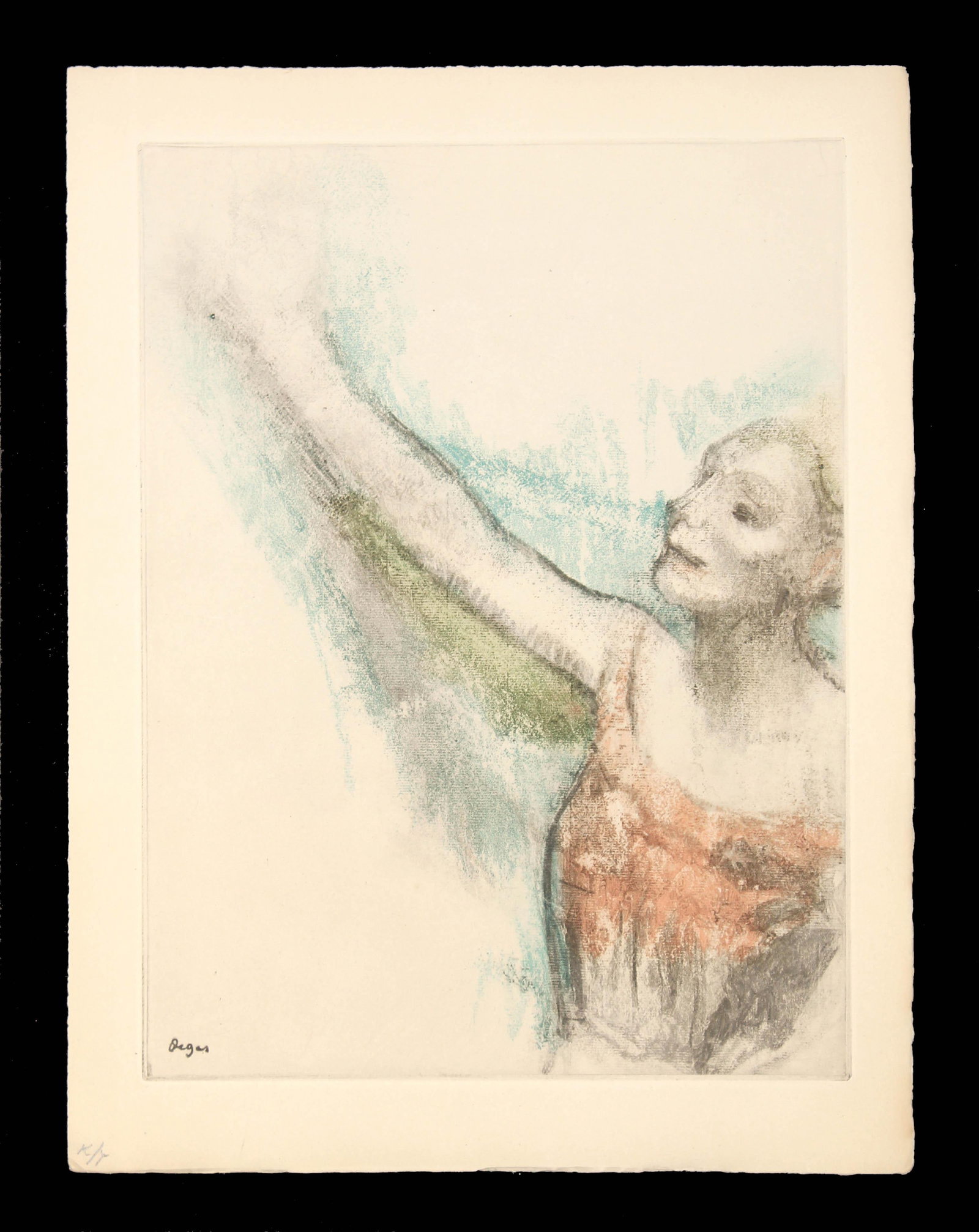 Edgar Degas - Untitled from "Danse Dessin": Artist: Edgar Degas Title: Ballerina from "Danse Dessin" Year: 1936 Dimensions: 14in. by 10in. Edition: From the rare limited edition of 305 Publisher: Ambroise Vollard Editeur; Paris 28 Rue de
