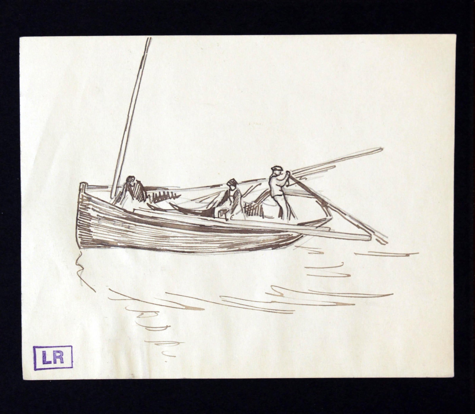 Ludovic-Rodo Pissarro - Untitled Boat Sketch (1 of 1)