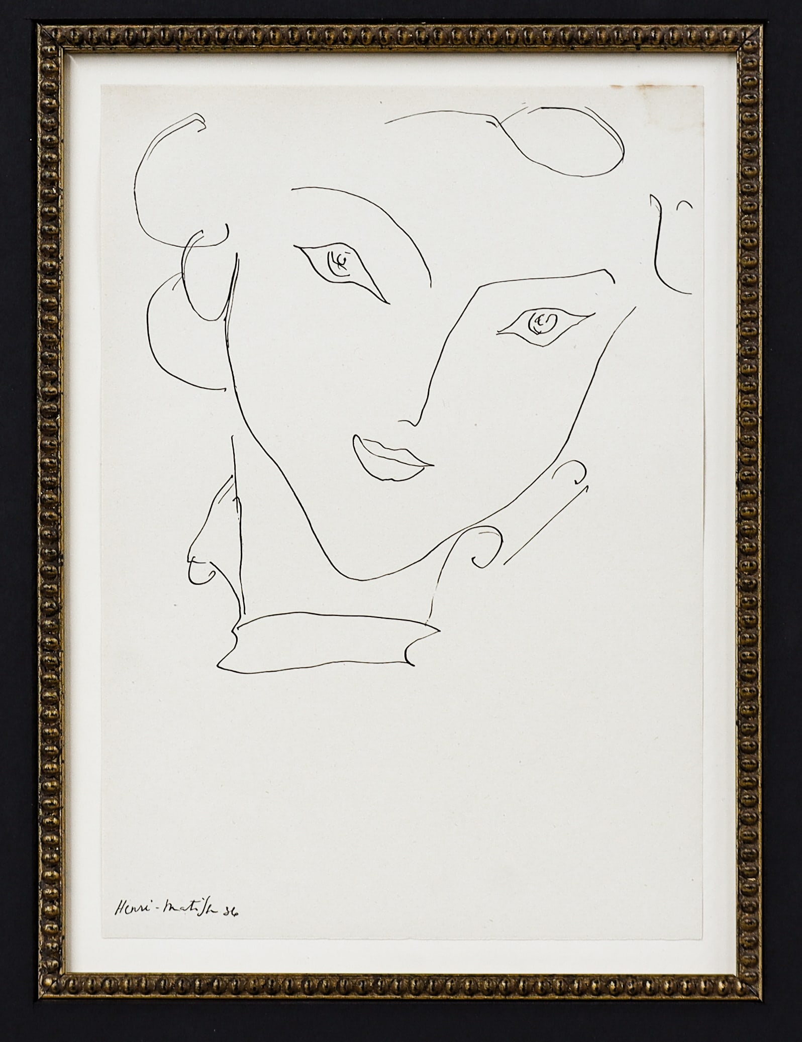Henri Matisse (After) - Untitled from ""Dessins De Matisse"": Artist: Henri Matisse (After) Title: Untitled from ""Dessins De Matisse"" Year: 1936 Dimensions: 11 x 8 1/4 in. Edition: 141 From the rare limited edition 200 Publi