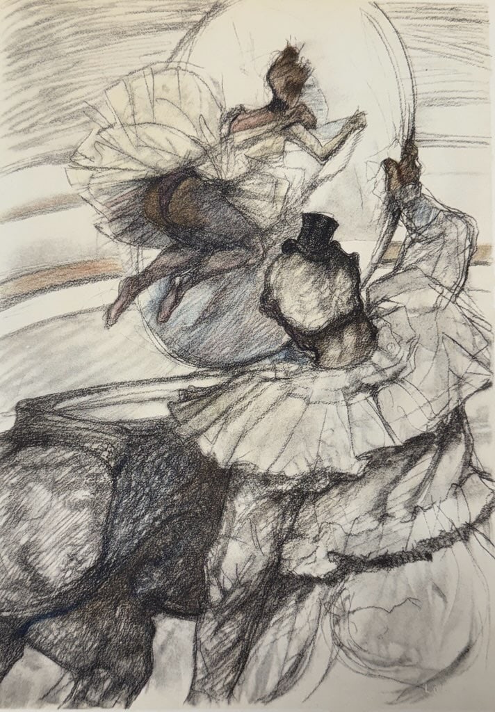 Henri de Toulouse-Lautrec (After) - Untitled Lithograph from ""The Circus"": Artist: Henri de Toulouse-Lautrec (After) Title: Untitled Lithograph from ""The Circus"" Year: 1952 Dimensions: 8 1/2 x 12 in. Edition: From the Edition of 1500 Publisher: Andre Sauret, Mourlot Paris